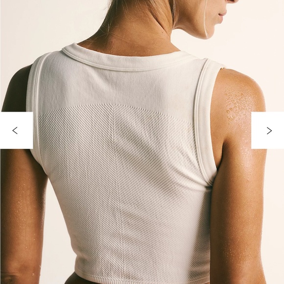 FP Movement White Free Throw Muscle Tank- XL - Picture 2 of 7